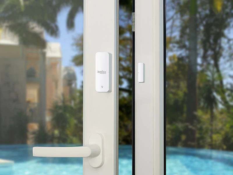 Luminea Home Control Alarmanlagen:3er-Set ZigBee-Tür- & Fensteralarm, Für Alexa, GA Und Siri, App 4 Luminea Home Control Alarmanlagen:3er-Set ZigBee-Tür- & Fensteralarm, Für Alexa, GA Und Siri, App – Bild 4