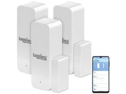 Luminea Home Control Alarmanlagen:3er-Set ZigBee-Tür- & Fensteralarm, Für Alexa, GA Und Siri, App 10 Luminea Home Control Alarmanlagen:3er-Set ZigBee-Tür- & Fensteralarm, Für Alexa, GA Und Siri, App -Shop Für Smart-Home-Produkte zx5243 1