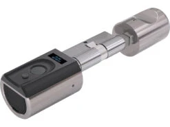 VisorTech Fingerprint Schloss:Elektronischer Tür-Schließzylinder, Fingerabdruck, Transponder, IP44 -Shop Für Smart-Home-Produkte zx5257 5