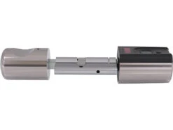 VisorTech Türschloss:Elektronischer Tür-Schließzylinder Mit WLAN-Gateway, Fingerscan, App -Shop Für Smart-Home-Produkte zx5257 7 1