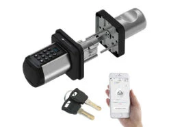 VisorTech Zylinderschloss:Elektronischer Tür-Schließzylinder, Code, 2 Schlüssel, Bluetooth, IP44 -Shop Für Smart-Home-Produkte zx5259 13