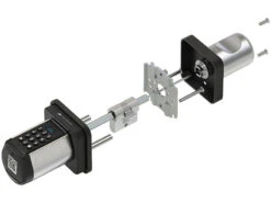 VisorTech Zylinderschloss:Elektronischer Tür-Schließzylinder, Code, 2 Schlüssel, Bluetooth, IP44 -Shop Für Smart-Home-Produkte zx5259 8