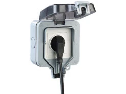 Luminea Home Control WLAN Outdoor Steckdose:2er-Set Outdoor-WLAN-Aufputzsteckdosen, Sprachsteuerung, Messung, App -Shop Für Smart-Home-Produkte zx5267 10