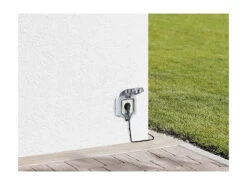 Luminea Home Control WLAN Outdoor Steckdose:2er-Set Outdoor-WLAN-Aufputzsteckdosen, Sprachsteuerung, Messung, App -Shop Für Smart-Home-Produkte zx5267 14