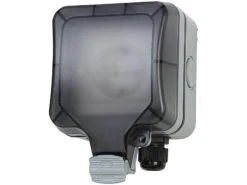 Luminea Home Control WLAN Outdoor Steckdose:2er-Set Outdoor-WLAN-Aufputzsteckdosen, Sprachsteuerung, Messung, App -Shop Für Smart-Home-Produkte zx5267 8