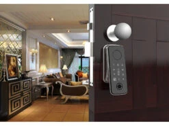 VisorTech Zahlentürschloss:Motorbetriebener ZigBee-Schließzylinder, Code, Fingerprint, App, IP55 -Shop Für Smart-Home-Produkte zx5273 1 1