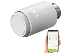 Revolt Heizungsthermostate:6er-Set Programmierbare Heizkörper-Thermostate Mit WLAN-Gateway & App -Shop Für Smart-Home-Produkte zx5276 28 3