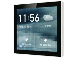 Luminea Home Control Smart Home Zentrale:Einbau-Smarthome-Zentrale, 4"/10,2cm Touchscreen, WLAN, ZigBee-Gateway -Shop Für Smart-Home-Produkte zx5285 0