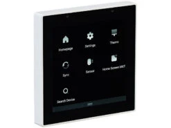 Luminea Home Control Smart Home Zentrale:Einbau-Smarthome-Zentrale, 4"/10,2cm Touchscreen, WLAN, ZigBee-Gateway -Shop Für Smart-Home-Produkte zx5285 5