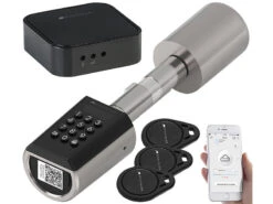 VisorTech Schloss:Elektronischer Tür-Schließzylinder, Transponder, App, IP65, M Gateway -Shop Für Smart-Home-Produkte zx5307 13