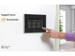 VisorTech Alarmanlage Sets:10-tlg. Funk-Alarmanlage: 7 Sensoren, 2 Fernbedienungen, GSM, WLAN App -Shop Für Smart-Home-Produkte zx5313 6 1