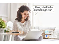 VisorTech Drahtlose Alarmanlage:9-teiliges Funk-Alarmanlagen-Set Mit 7 Sensoren, SOS-Taster, WLAN, App -Shop Für Smart-Home-Produkte zx5314 7 1