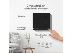 VisorTech Drahtlose Alarmanlage:9-teiliges Funk-Alarmanlagen-Set Mit 7 Sensoren, SOS-Taster, WLAN, App -Shop Für Smart-Home-Produkte zx5314 9 1