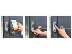 VisorTech Türöffner:Türschlossantrieb Mit PIN-Code, Fingerabdruck-Sensor, Bluetooth, App -Shop Für Smart-Home-Produkte zx5330 8 1