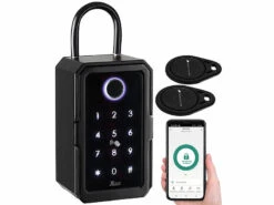 Xcase Tresor:Smarter Schlüssel-Safe & WLAN-Gateway, PIN Per Touch-Keys, Fingerprint -Shop Für Smart-Home-Produkte zx5336 16