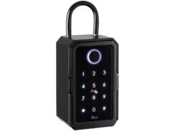 Xcase Schlüsseltresor:Smarter Schlüssel-Safe, Touch-PIN, Fingerprint, Transponder, Bluetooth -Shop Für Smart-Home-Produkte zx5336 3 1