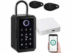 Xcase Tresor:Smarter Schlüssel-Safe & WLAN-Gateway, PIN Per Touch-Keys, Fingerprint -Shop Für Smart-Home-Produkte zx5343 1