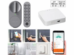 VisorTech Smart Lock:Türschlossantrieb Mit PIN-Code, Fingerabdruck-Sensor Und WLAN-Gateway