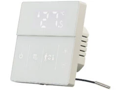 Revolt Thermostat WLAN Heizung:2er-Set WLAN-Fußbodenheizung-Thermostate Mit App, Weiß -Shop Für Smart-Home-Produkte zx7207 1 2
