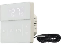 Revolt Thermostat WLAN Heizung:2er-Set WLAN-Fußbodenheizung-Thermostate Mit App, Weiß -Shop Für Smart-Home-Produkte zx7207 10 2
