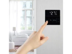 Revolt Heizung Thermostat WLAN:4er-Set WLAN-Fußbodenheizung-Thermostate Mit App, Schwarz -Shop Für Smart-Home-Produkte zx7208 3 1