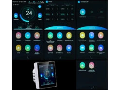 Revolt WLAN Thermostat Heizung:4er-Set WLAN-Thermostate Für Fußbodenheizungen, Touchdisplay -Shop Für Smart-Home-Produkte zx7209 26 2