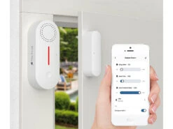 VisorTech Türkontakt Alarm:4er-Set 2in1-WLAN-Tür- & Fensteralarm, Sirene, App Und Sprachsteuerung -Shop Für Smart-Home-Produkte zx7211 1 1