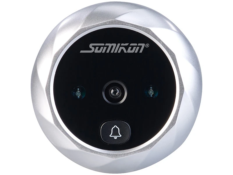 Somikon Türspion Ohne Bohren:Digitale Türspion-Kamera Mit 7,1-cm-Farbdisplay (2,8") Und Nachtsicht 7 Somikon Türspion Ohne Bohren:Digitale Türspion-Kamera Mit 7,1-cm-Farbdisplay (2,8") Und Nachtsicht – Bild 7