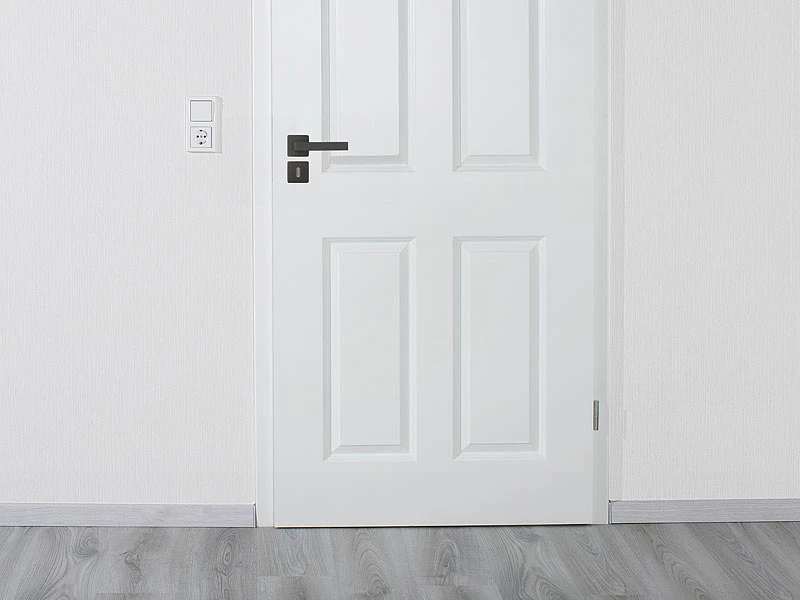 AGT Moderner Türbeschlag:4er-Set Edelstahl-Türbeschläge, 1x Für Bad/WC, 3x Für Zimmertüren 4 AGT Moderner Türbeschlag:4er-Set Edelstahl-Türbeschläge, 1x Für Bad/WC, 3x Für Zimmertüren – Bild 4