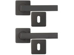 AGT Moderner Türbeschlag:4er-Set Edelstahl-Türbeschläge, 1x Für Bad/WC, 3x Für Zimmertüren 33 AGT Moderner Türbeschlag:4er-Set Edelstahl-Türbeschläge, 1x Für Bad/WC, 3x Für Zimmertüren -Shop Für Smart-Home-Produkte zx8082 5 1