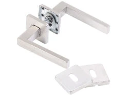 AGT Türbeschlag Rostfrei:8er-Set Edelstahl-Türbeschläge Für Alle Innen-Türen, Mit 8 Türklinken -Shop Für Smart-Home-Produkte zx8083 2