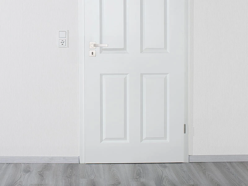 AGT Rostfreie Türbeschläge:6er-Set Edelstahl-Türbeschlag Mit 6 Klinken & Rosetten, Eckig, Silbern 3 AGT Rostfreie Türbeschläge:6er-Set Edelstahl-Türbeschlag Mit 6 Klinken & Rosetten, Eckig, Silbern – Bild 3