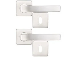 AGT Türbeschlag Rostfrei:8er-Set Edelstahl-Türbeschläge Für Alle Innen-Türen, Mit 8 Türklinken -Shop Für Smart-Home-Produkte zx8083 5