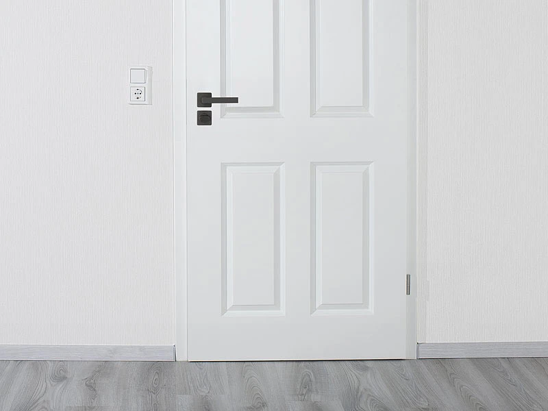 AGT Toiletten-Türklinken:2er-Set Edelstahl-Türbeschlag Bad & WC, 2 Klinken & Rosetten, Schwarz 4 AGT Toiletten-Türklinken:2er-Set Edelstahl-Türbeschlag Bad & WC, 2 Klinken & Rosetten, Schwarz – Bild 4