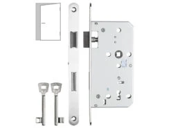 AGT Türschloss Bad:3er-Set Buntbart-Einsteckschlösser Für Zimmertüren, Falle, DIN Links -Shop Für Smart-Home-Produkte zx8179 4 1