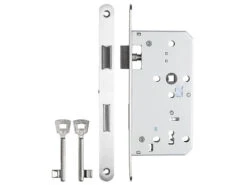 AGT Türschloss Badezimmer:3er-Set Buntbart-Einsteckschlösser Für Zimmertüren, Falle, DIN Rechts -Shop Für Smart-Home-Produkte zx8180 5