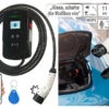 Revolt E-Auto-Wallbox:WLAN-Wallbox Für E-Autos, Typ 2, Bis 11 KW, 3-phasig, 5 M Ladekabel