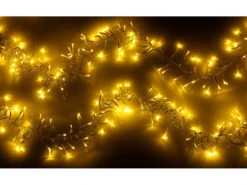 Lunartec LED-Lichterkette Stecker:2er SetLED Wifi Büschel Lichterkette,600warmweiße LEDs,Tuya,dursichtig -Shop Für Smart-Home-Produkte zx8275 2