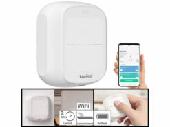 Luminea Home Control Funkfernbedienung:Smarte Mobile WLAN-Fernbedienung Mit 2 Tasten, Licht & Szenen Steuern