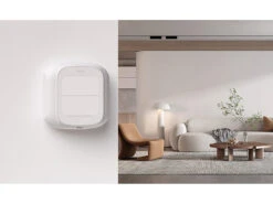 Luminea Home Control Funk Lichtschalter:2er-Set Smarte WLAN-Fernbedienung Mit 2 Tasten, Licht & Szenen Steuern -Shop Für Smart-Home-Produkte zx8350 2
