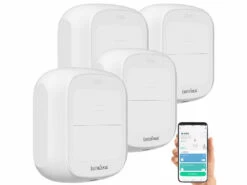 Luminea Home Control Smarthome Taster:4er-Set Smarte WLAN-Fernbedienung Mit 2 Tasten, Licht & Szenen Steuern -Shop Für Smart-Home-Produkte zx8353 1